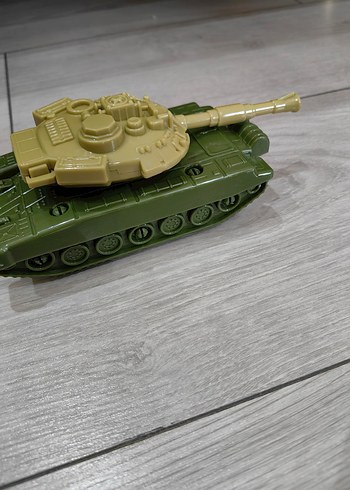 Koyu Haki Oyuncak Tank Araba - Görsel 3