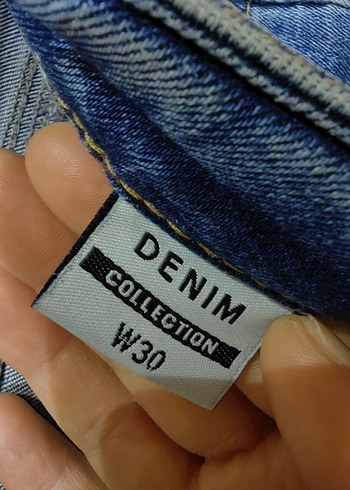 Renkli Batik Desenli Kadın Kot Pantolon - Görsel 6