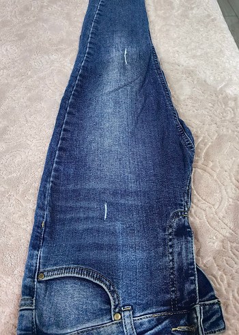 Renkli Batik Desenli Kadın Kot Pantolon - Görsel 10