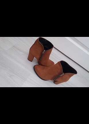 38 Beden camel Renk Topuklu bot