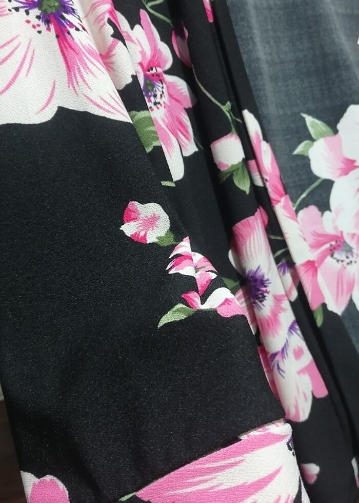 Çiçekli ceket - Görsel 3