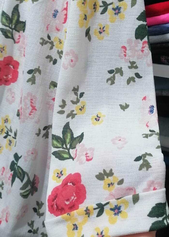 Çiçekli ceket - Görsel 2