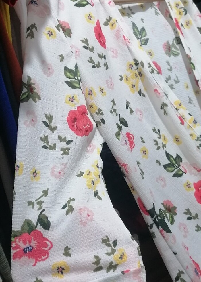 Çiçekli ceket - Görsel 5