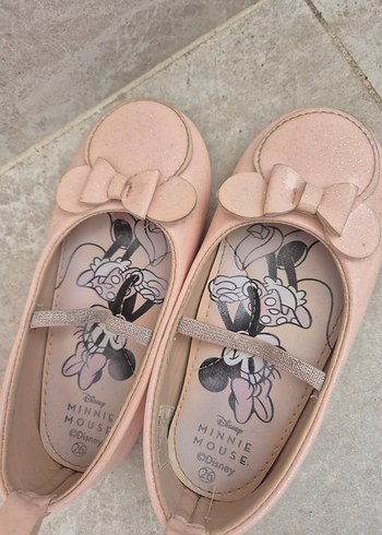 Kız Çocuk Pembe Minnie Mouse Babet - Görsel 2