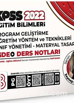 Zeynep Salman Içli 2022 video ders notu