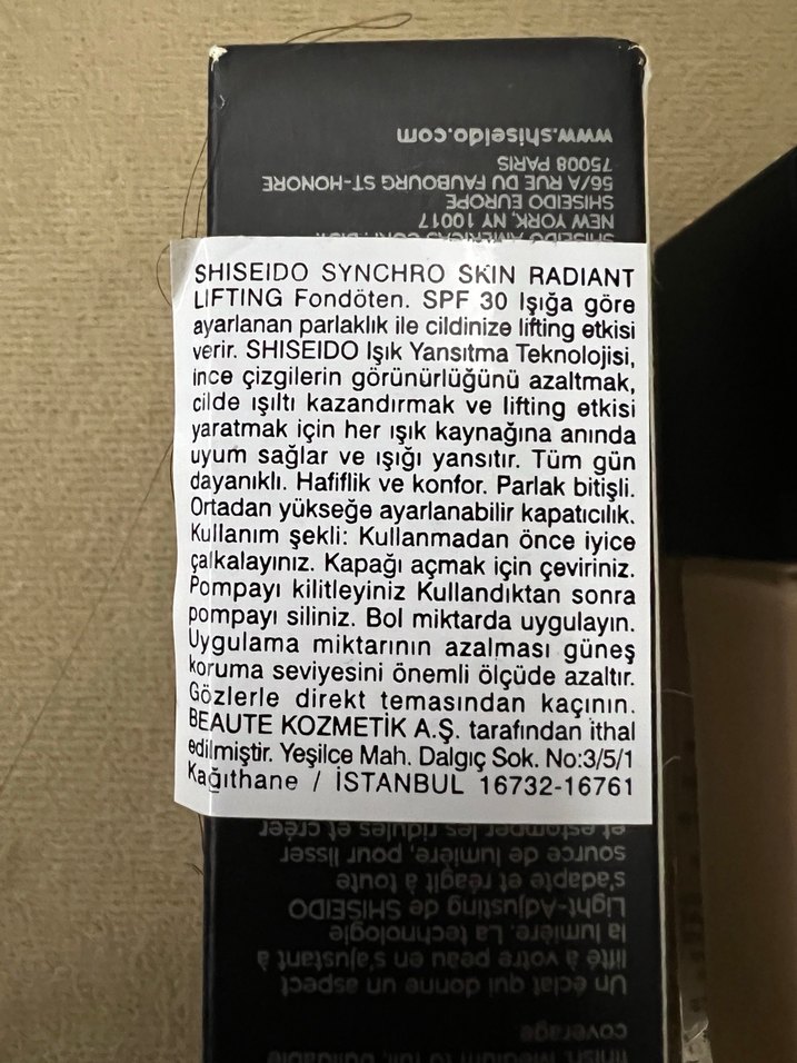 Shiseido Synchro Skin Fondöten SPF30 - Görsel 3