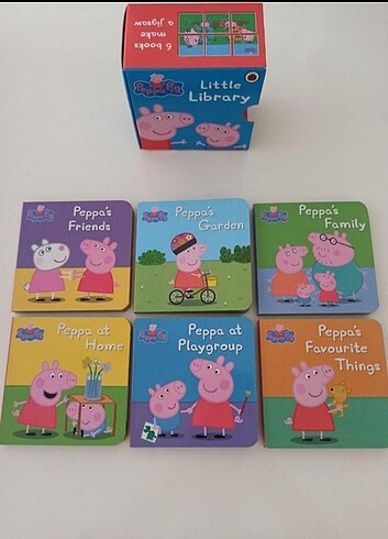 Peppa Pig İngilizce Çocuk Kitabı Hikaye Set
