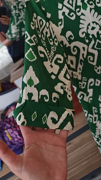 m Beden yeşil Renk Zara elbise