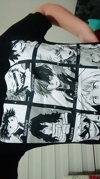 Köstebekten My hero academia manga baskılı tişört#anime
