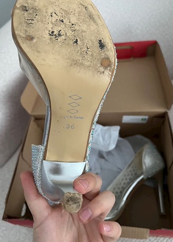 Gümüş stiletto - Görsel 3