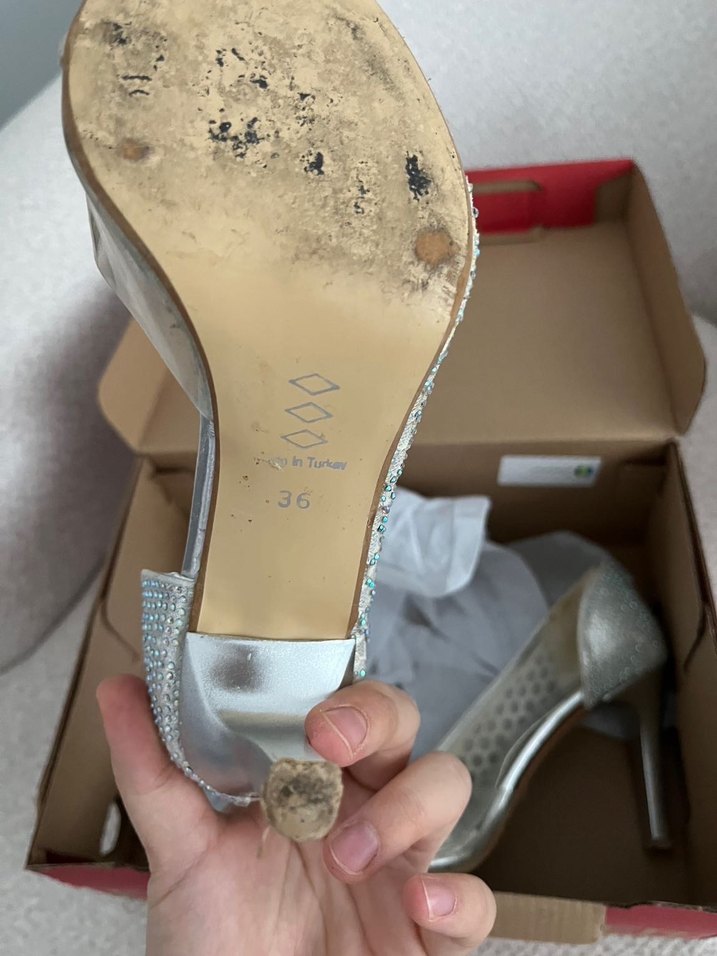 Gümüş stiletto - Görsel 3