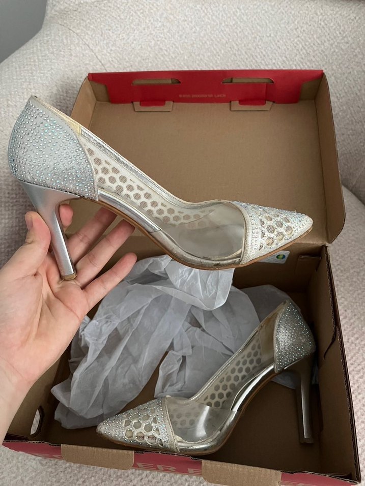 Gümüş stiletto - Görsel 2