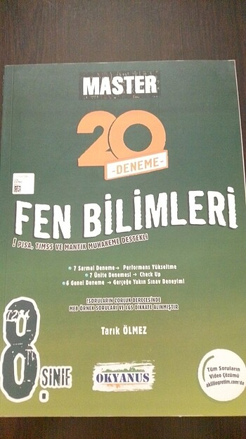 Okyanus Yayınları 8.Sınıf Master Fen Bilimleri 20 Deneme