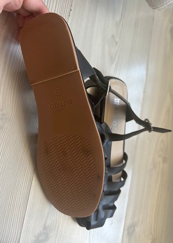 Butigo BUTİGO SİYAH DÜZ KADIN SANDALET