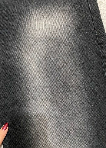 36 Beden Gri Kadın Denim Pantolon