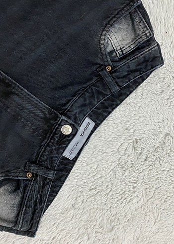 36 Beden gri Renk Gri Kadın Denim Pantolon