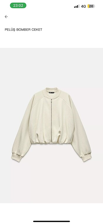 Pelüş bomber ceket