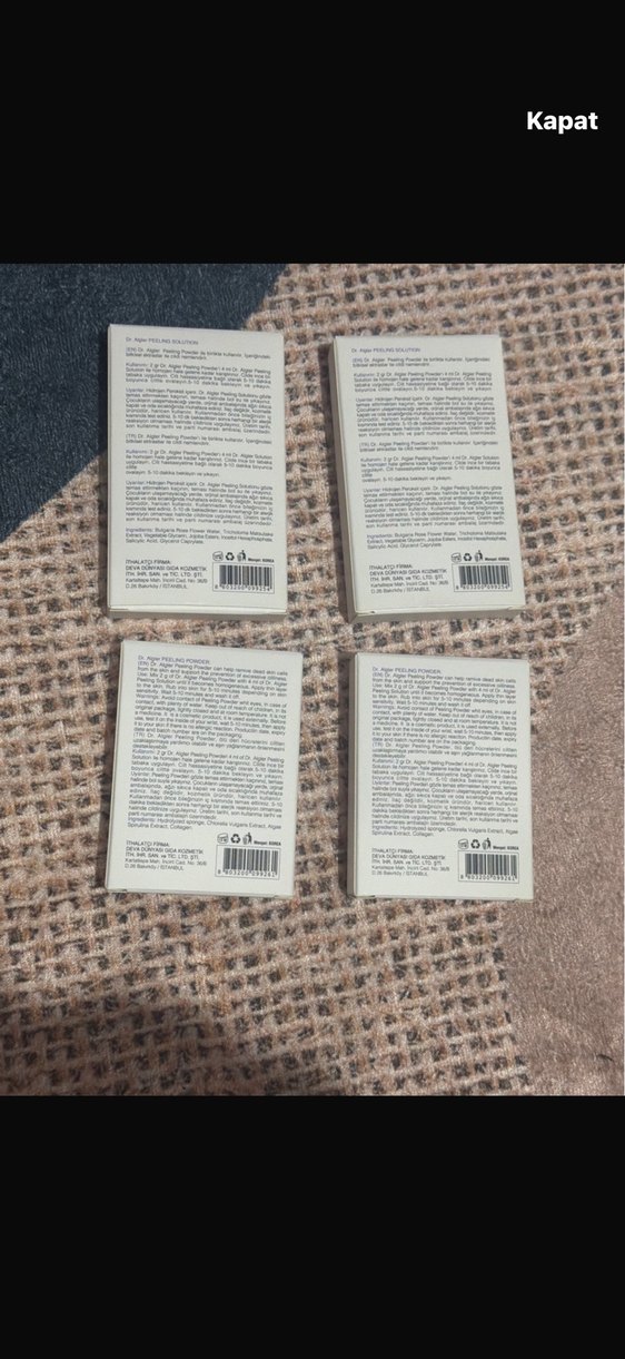 Dr. Algler Peeling Tozu ve Solüsyonu Seti - Görsel 2