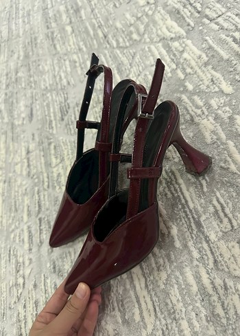 38 Beden bordo Renk Bordo Stiletto