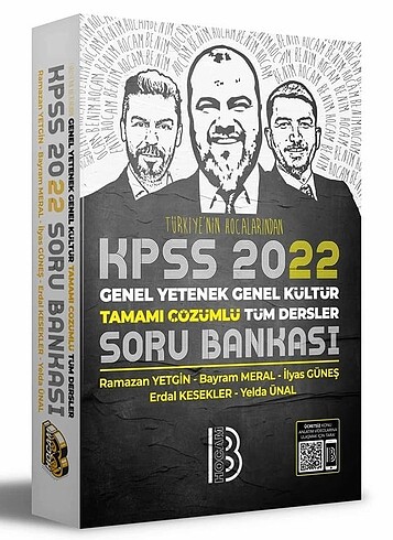 KPSS 2022 SORU BANKASI BENİM HOCAM