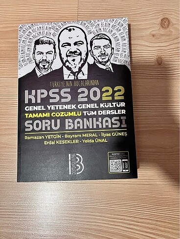 KPSS 2022 SORU BANKASI BENİM HOCAM