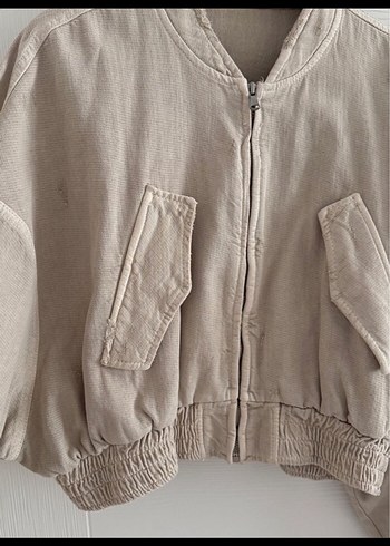 Zara Bej Kadın Bomber Ceket