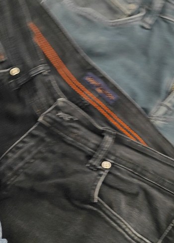 Erkek Siyah Regular Fit Denim Jean - Görsel 5