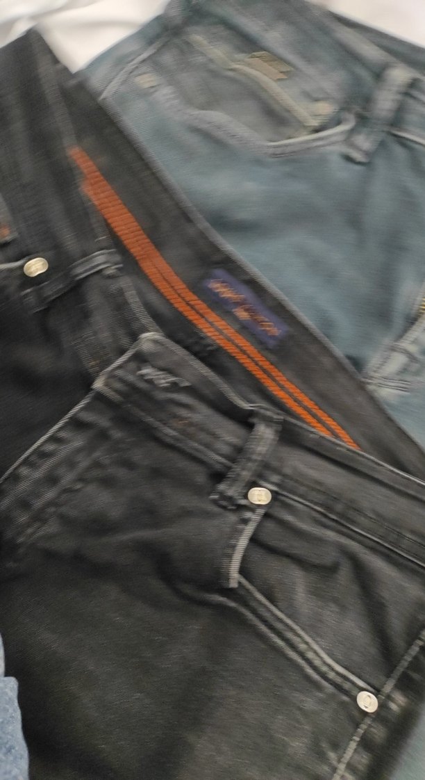 Erkek Siyah Regular Fit Denim Jean - Görsel 5