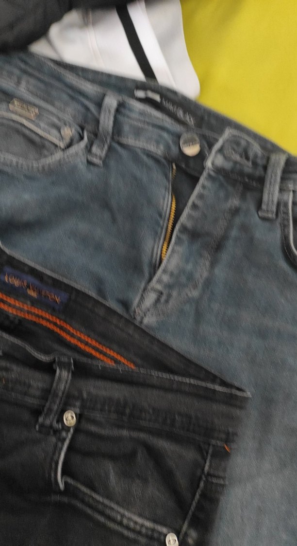 Erkek Siyah Regular Fit Denim Jean - Görsel 4