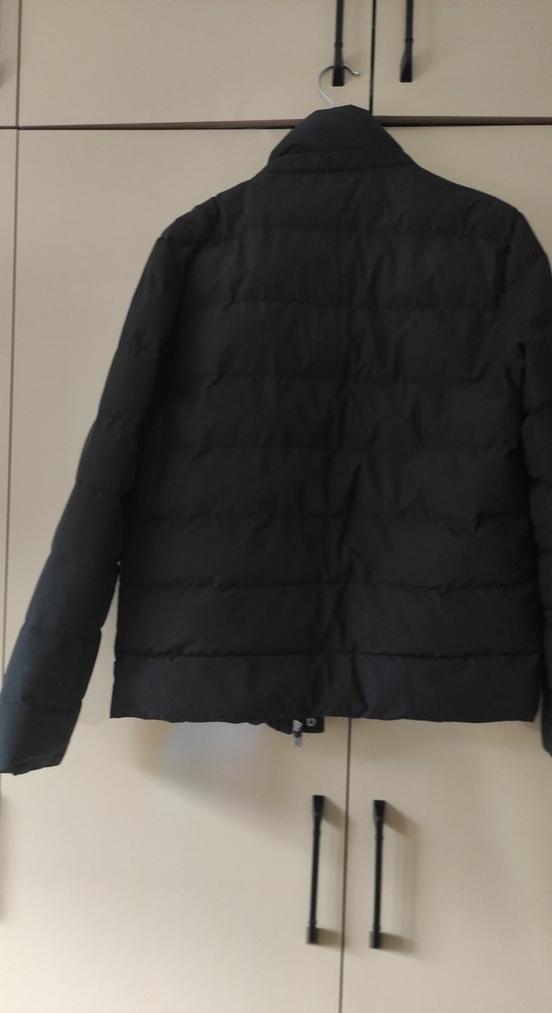 Erkek Siyah Fermuarlı Midi Mont - Görsel 3