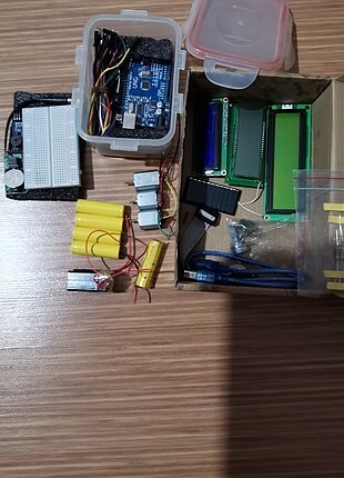 Arduino uno proje için içinde herşey var hepsi çalışıyor