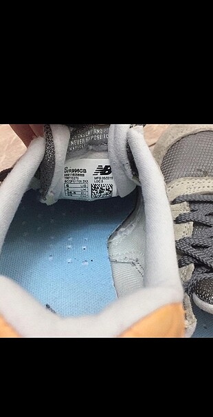 36,5 Beden gri Renk New balance spor ayakkabı