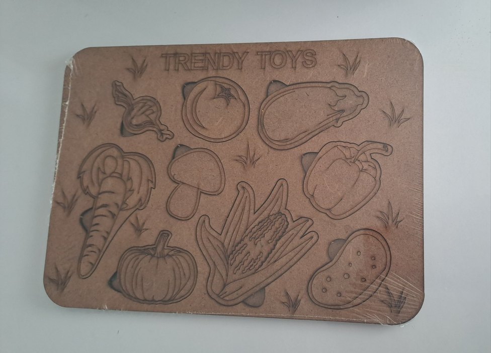 TRENDY TOYS Boyanabilir Ahşap Puzzle Seti - Görsel 2