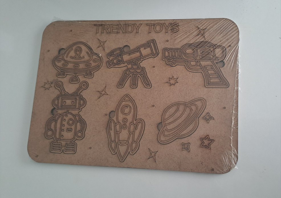 TRENDY TOYS Boyanabilir Ahşap Puzzle Seti - Görsel 3