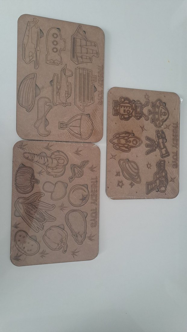 TRENDY TOYS Boyanabilir Ahşap Puzzle Seti - Görsel 5