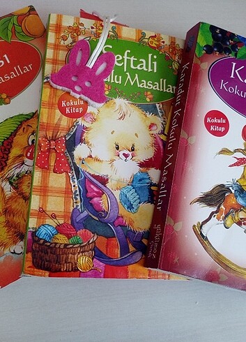 Kokulu kitap 3 adet