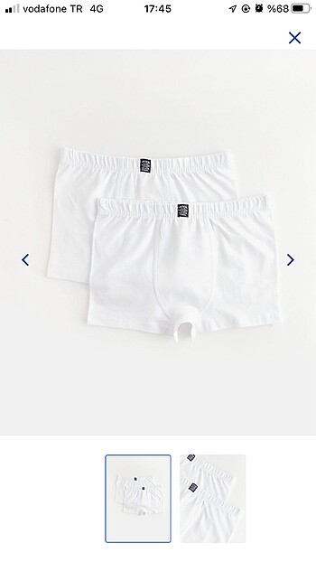LC Waikiki erkek çocuk boxer 5-6 yaş
