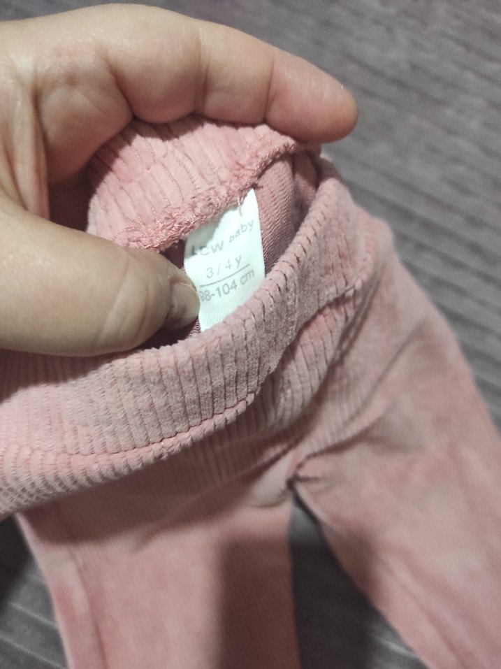 Bordo Çocuk Tayt - Görsel 3