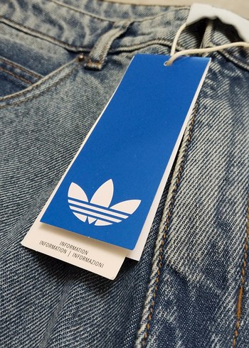 Erkek Gri Denim Midi Jean Şort kadın - Görsel 4