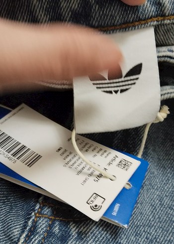 Erkek Gri Denim Midi Jean Şort kadın - Görsel 5