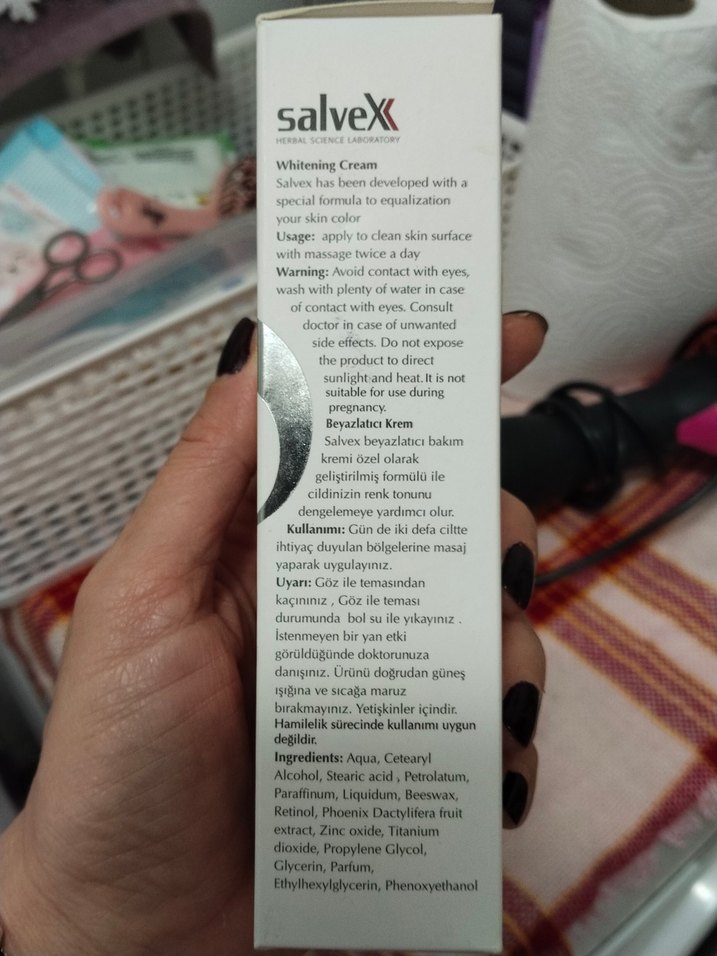 Salvex Leke Dengeleyici Beyazlatıcı Krem 100ml - Görsel 2