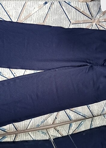 Lacivert kumas pantolon