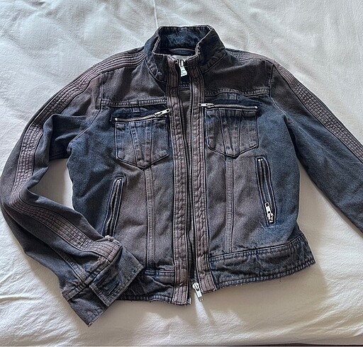 urban outfitters leather kot ceket