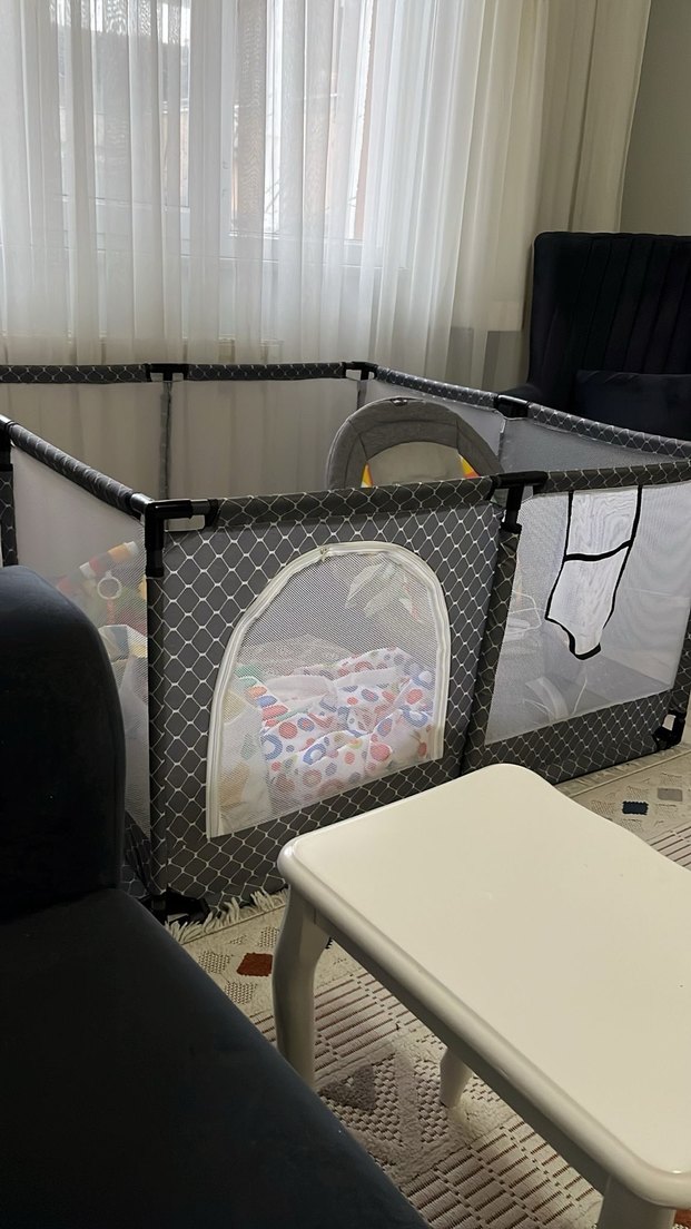 Gri Oyun Parkı Yatak - Görsel 3