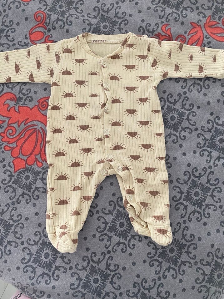 Bohem Tarzı Örgü Desenli Bebek Tulumları - Görsel 5