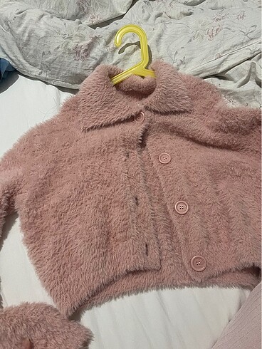 coquette hırka pembe