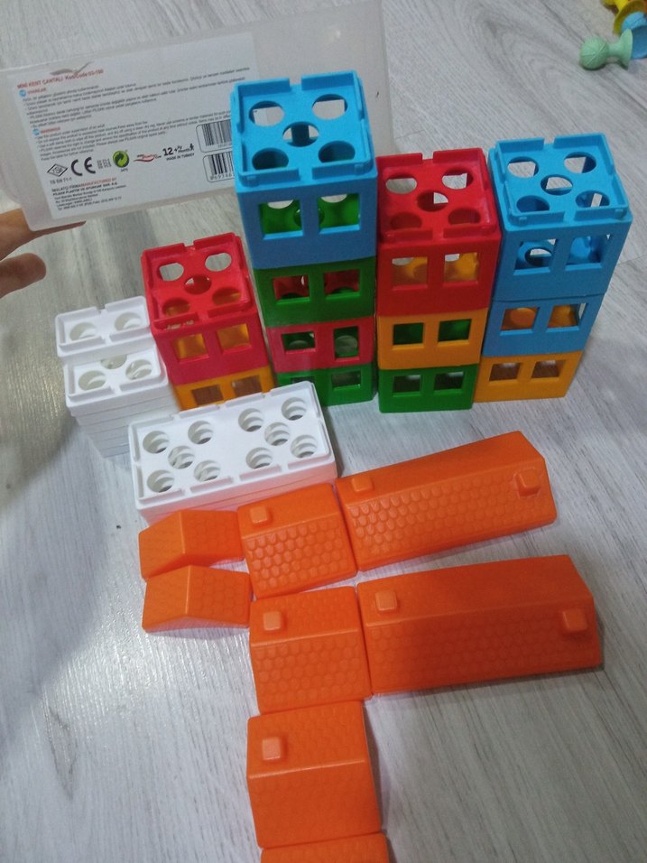 Renkli Lego Blok Seti - Görsel 2