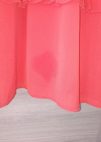 Pembe Uzun Kollu Pilili Kadın Elbise - Görsel 7