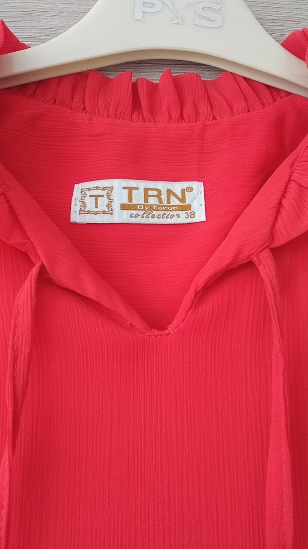 Pembe Uzun Kollu Pilili Kadın Elbise - Görsel 2