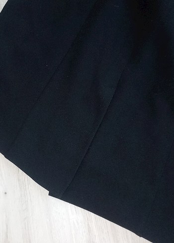 Dantelli Siyah Midi V Yakalı Kadın Elbise - Görsel 8